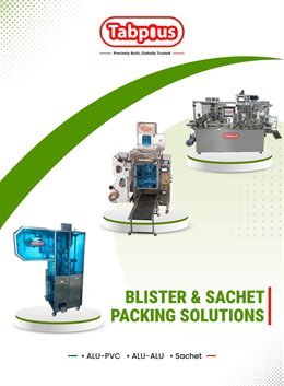 Blister and Sachet Packing Solutions brochure cover